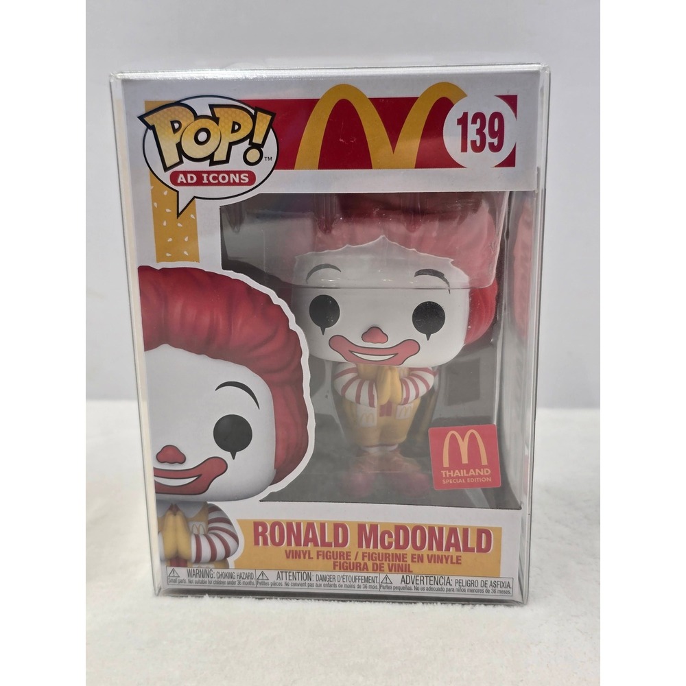 Funko Pop Ronald McDonald Thailand Special Edition Ad Icons 139 Vinyl Figure OS